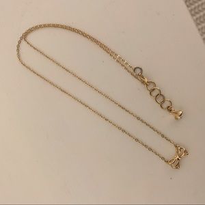 ted baker - gold bow necklace